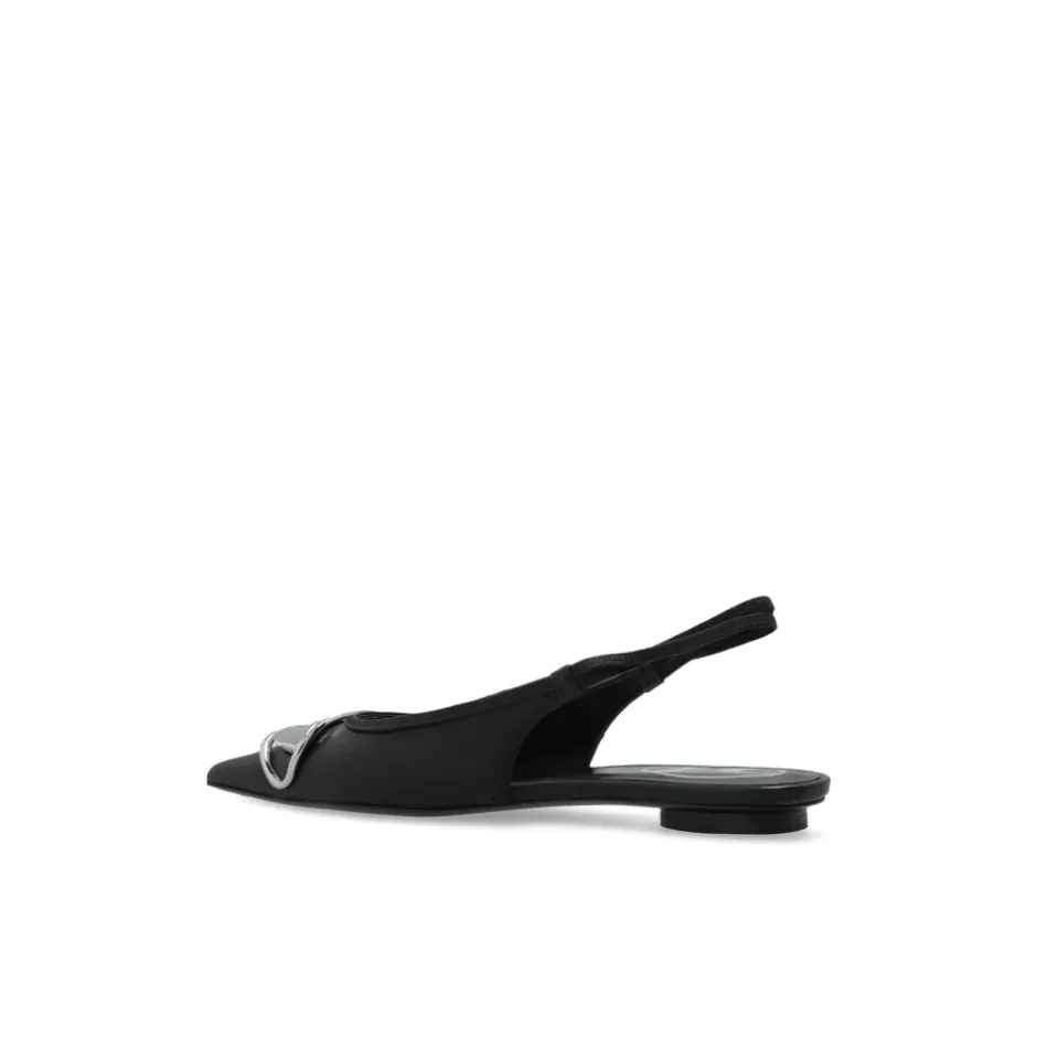 Sale Lædersko D-VENUS Dame Ballerina Sko