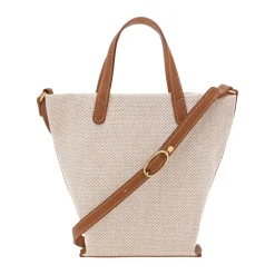 Online Le Foulonné Toile Crossbody Taske Dame Bæltetasker