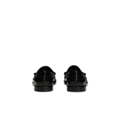 Best Leather Logo Slip-On Loafers Dame Loafers