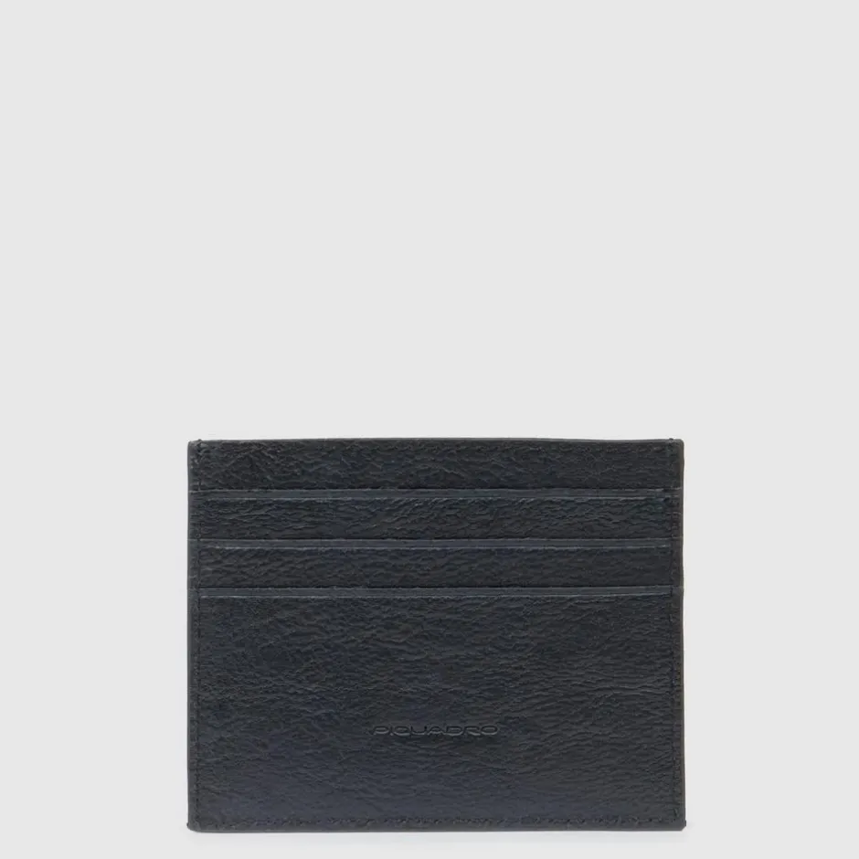 Clearance Leather men's slim credit card holder with RFID protection Punge & Kortholder