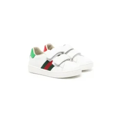 Outlet Leather Trainer With Web Børn Sneakers