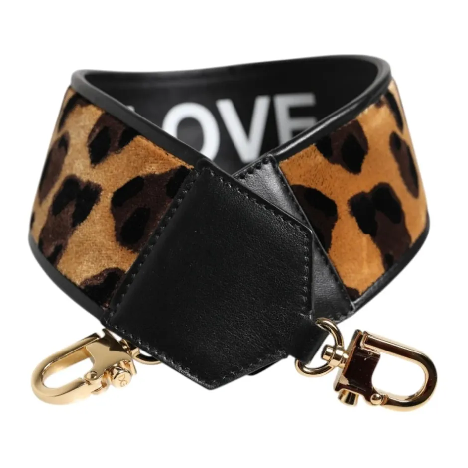 Sale Leopard Print Vendbar Taskestrop Dame Tilbehør Til Tasker