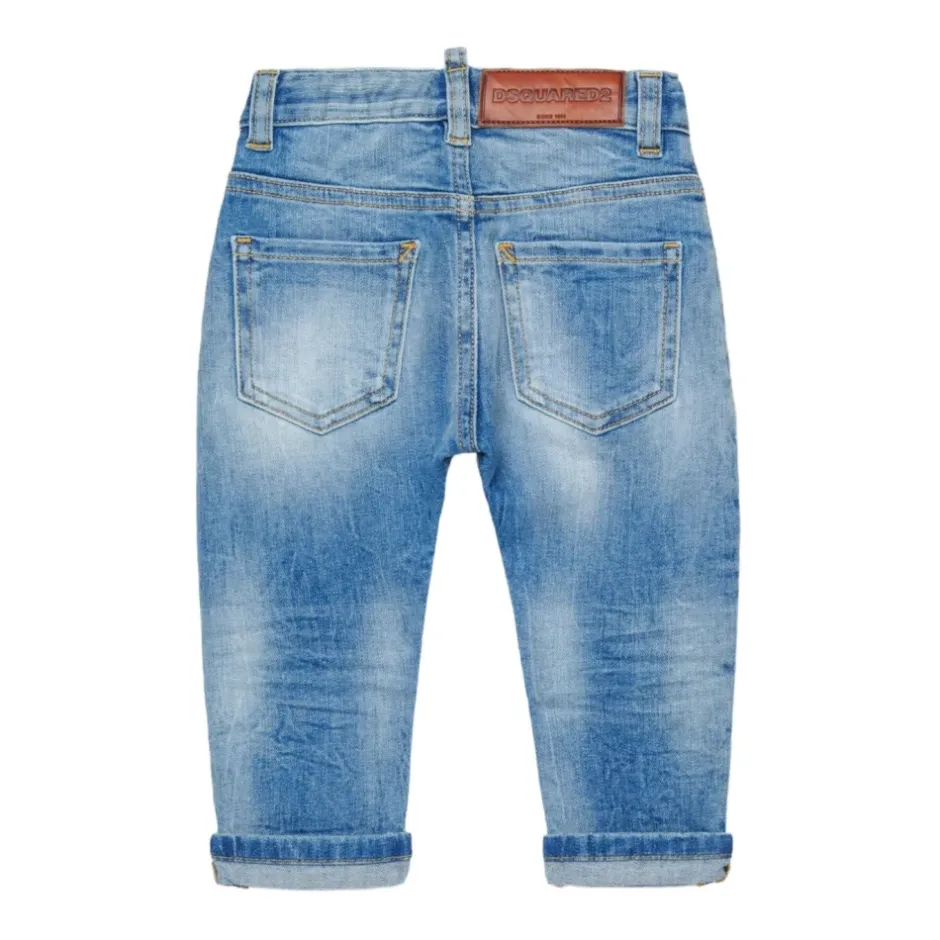 Outlet Light Shaded Slim Jeans Børn Underdele