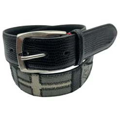 Online Lizard Leather Belt Bælter