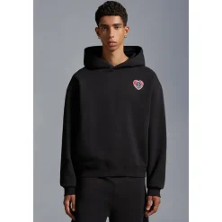 Clearance Logo Applique Hoodie Trøjer