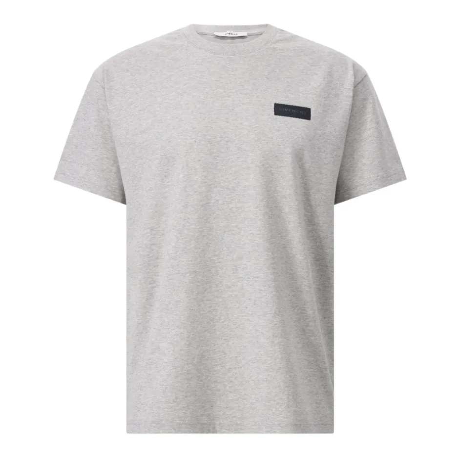 Clearance Logo Patch Bomuld T-shirt T-Shirts