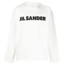 Logo-Print Bomuldssweatshirt Sweatshirts