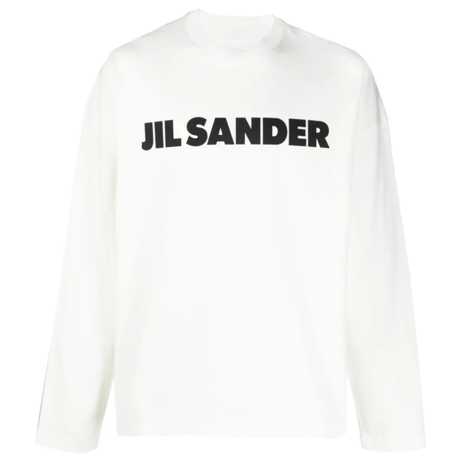 Logo-Print Bomuldssweatshirt Sweatshirts