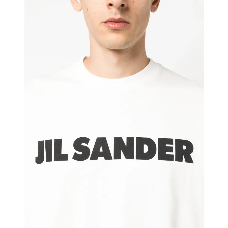 Logo-Print Bomuldssweatshirt Sweatshirts