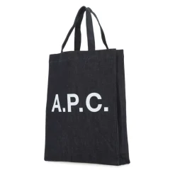 Sale Logo-trykt denim tote taske Tasker