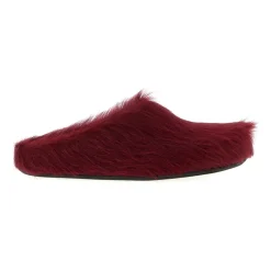 Hot Long Hair Calfskin Fussbett Sabot Hjemmesko