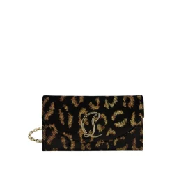 Clearance Loubi54 Leo Velvet Silk Clutch Dame Skuldertasker