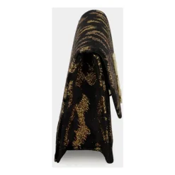 Clearance Loubi54 Leo Velvet Silk Clutch Dame Skuldertasker