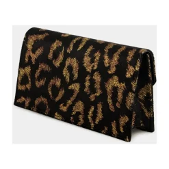 Clearance Loubi54 Leo Velvet Silk Clutch Dame Skuldertasker