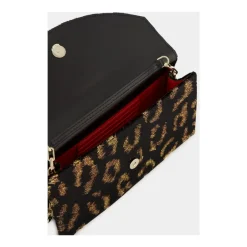 Clearance Loubi54 Leo Velvet Silk Clutch Dame Skuldertasker