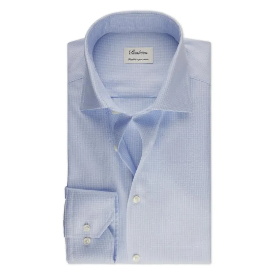 Online Lyseternet Twill Skjorte Skjorter