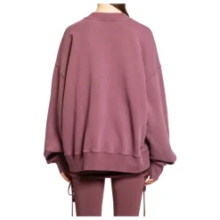 Outlet Mauve Fade Bomuld Crewneck Sweatshirt Dame Sweatshirts