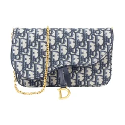 Clearance Medium Saddle Pouch med Kæde Dame Skuldertasker