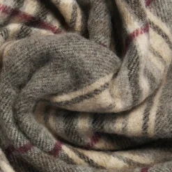 Clearance Men's scarf with madras check pattern Halstørklæder Og Tørklæder