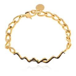 Discount Messing armbånd med logo Dame Smykker