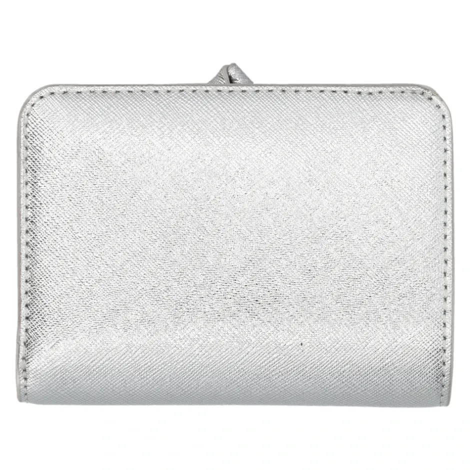 Best Metallic Utility Snapshot Mini Compact Wallet Dame Punge & Kortholder