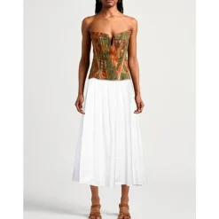 Clearance Midi Nederdel Dame Nederdele
