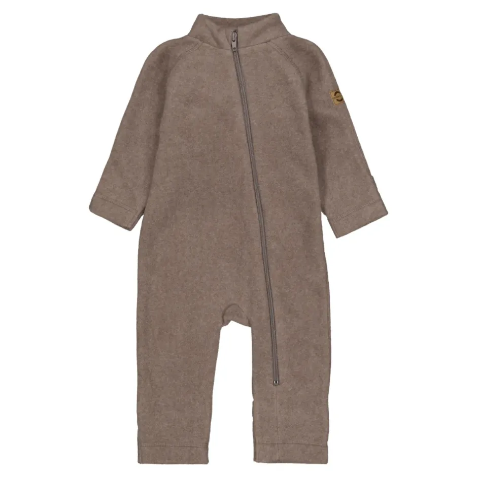 Discount - Cotton Fleece Baby Suit, 12002 - Melange Denver Børn Jumpsuits
