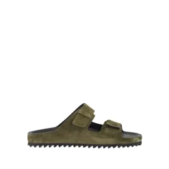 Online Militær Ruskind Slide Sandaler Sandaler