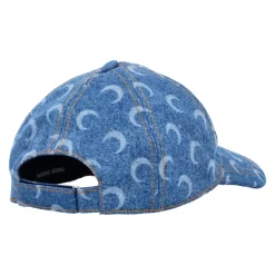 Sale Måne Laser Denim Baseball Cap Lyse Dame Huer & Kasketter