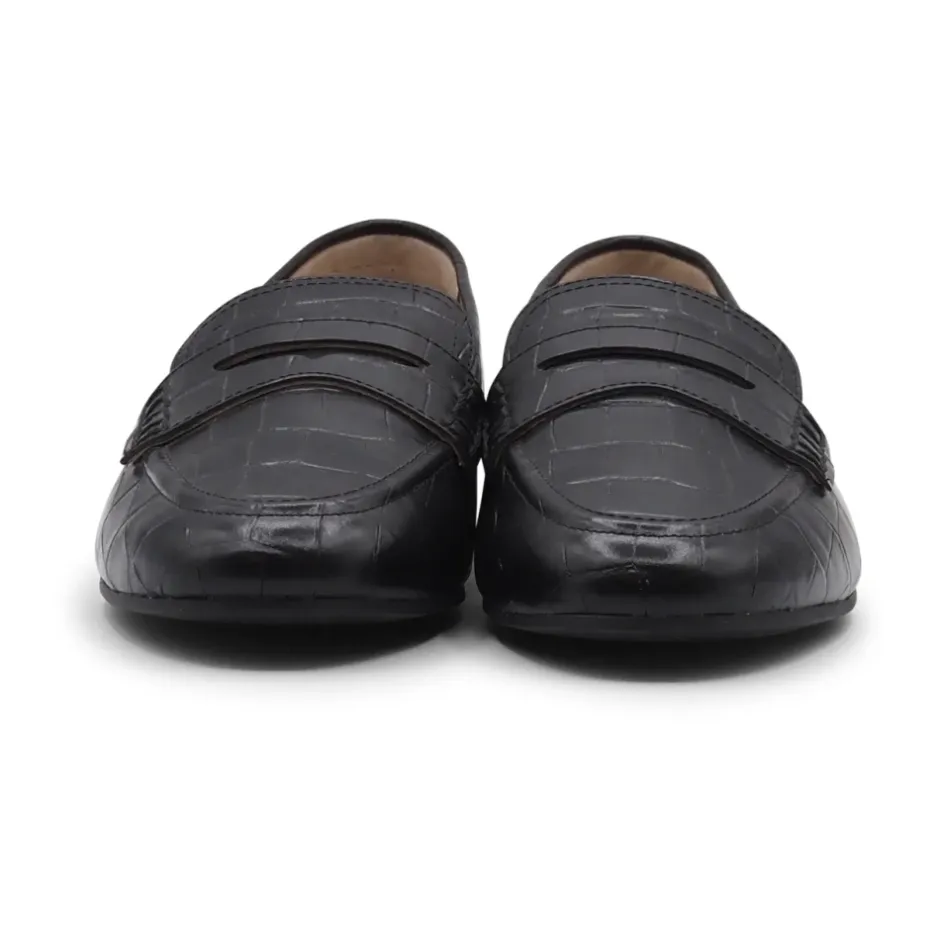 Sale Mokkasin krokodil tryk - 40.5, BLK Loafers
