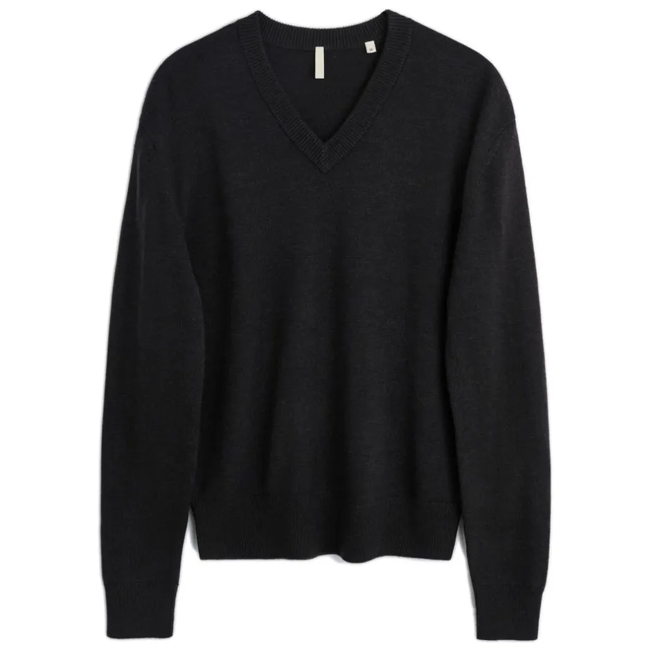 Moon Merino V Neck Strik