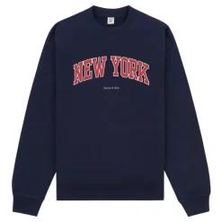 Sale Mørke Crewneck Sweatshirt Dame Sweatshirts