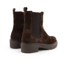 Online Mørkee Ruskind Chelsea Støvler Dame Chelsea Boots