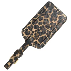Clearance Leopard Læder Kuffertmærke Dame Tilbehør Til Tasker