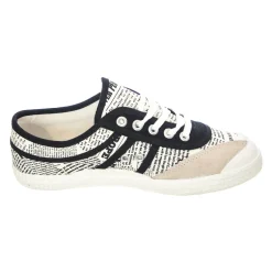 Clearance Lærred Lavprofil Snøresko Dame Sneakers