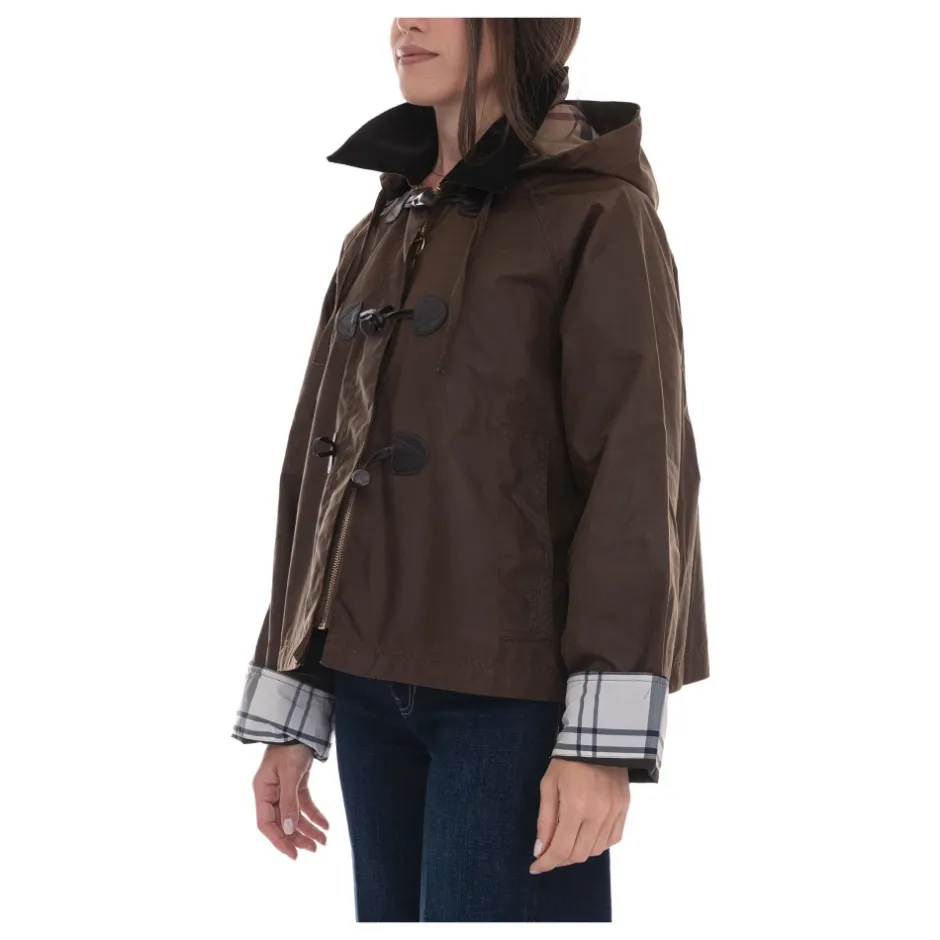 New Myra Waxed Duffle Coat Dame Jakker
