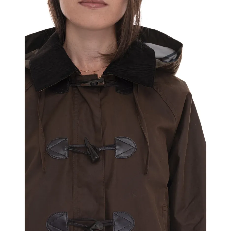 New Myra Waxed Duffle Coat Dame Jakker