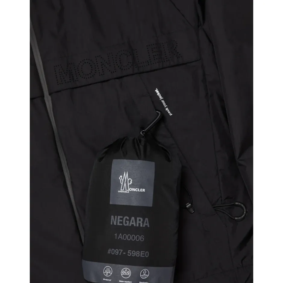 Best Negara Packable Hooded Windbreaker Jakker