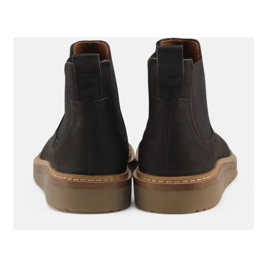 Online Nubuck Bison Støvle Gry Stil Dame Chelsea Boots