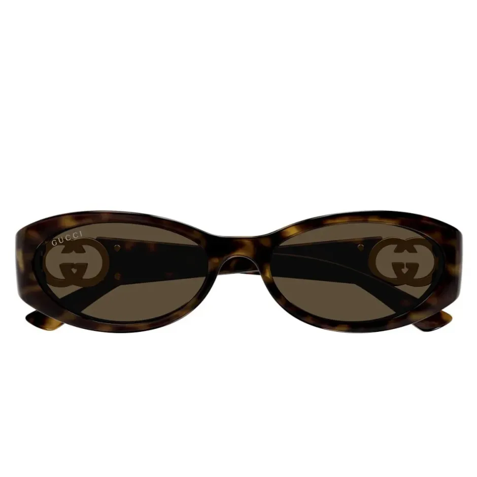 Sale Oval Frame Sunglasses Dame Solbriller