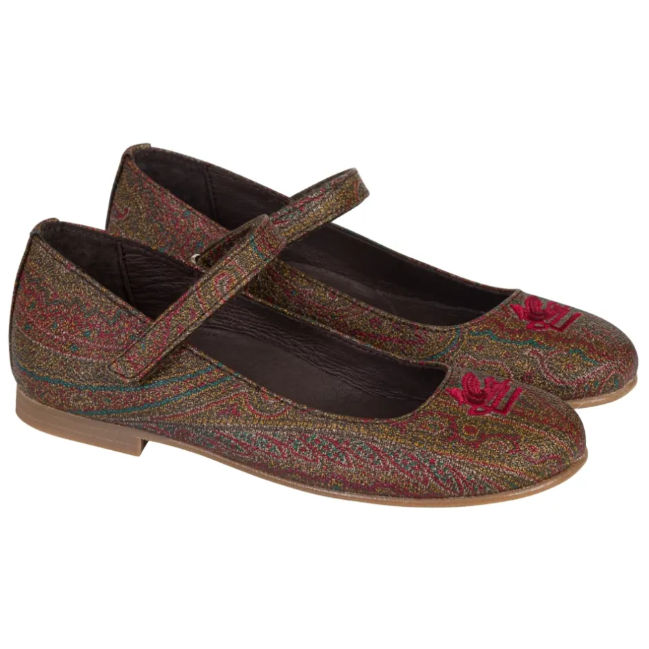 Clearance Paisley Jacquard Ballerinasko Børn Ballerinasko