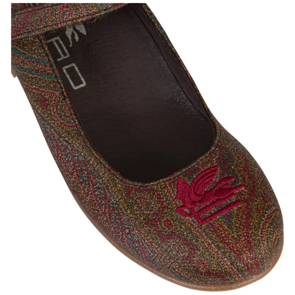 Clearance Paisley Jacquard Ballerinasko Børn Ballerinasko