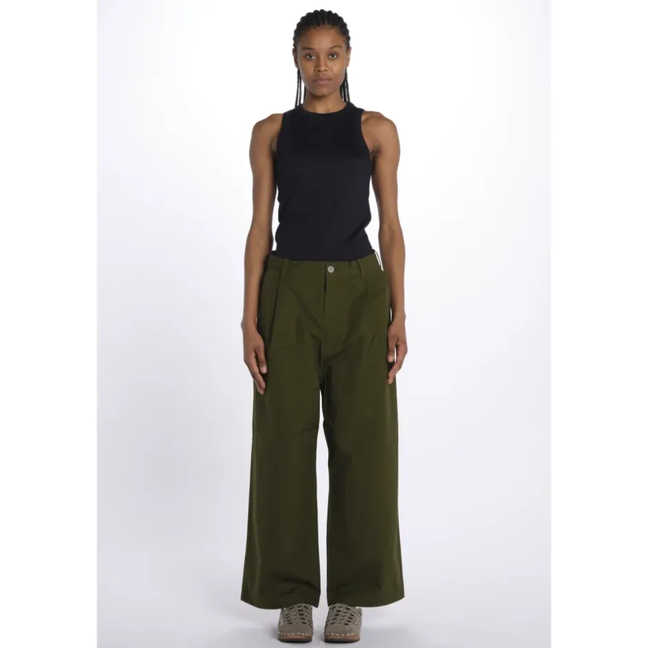 Clearance Pantalone Over Con Pences Dame Bukser