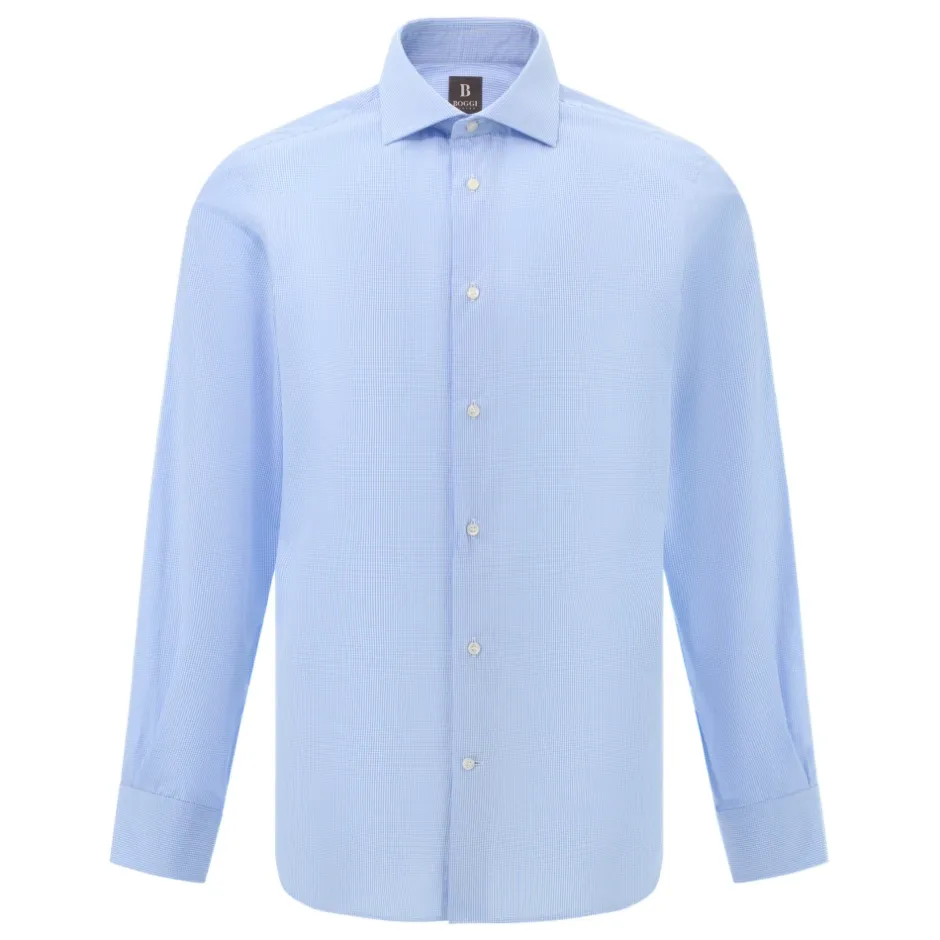 Sale Pied De Poule Windsor Collar Shirt Regular Fit Skjorter