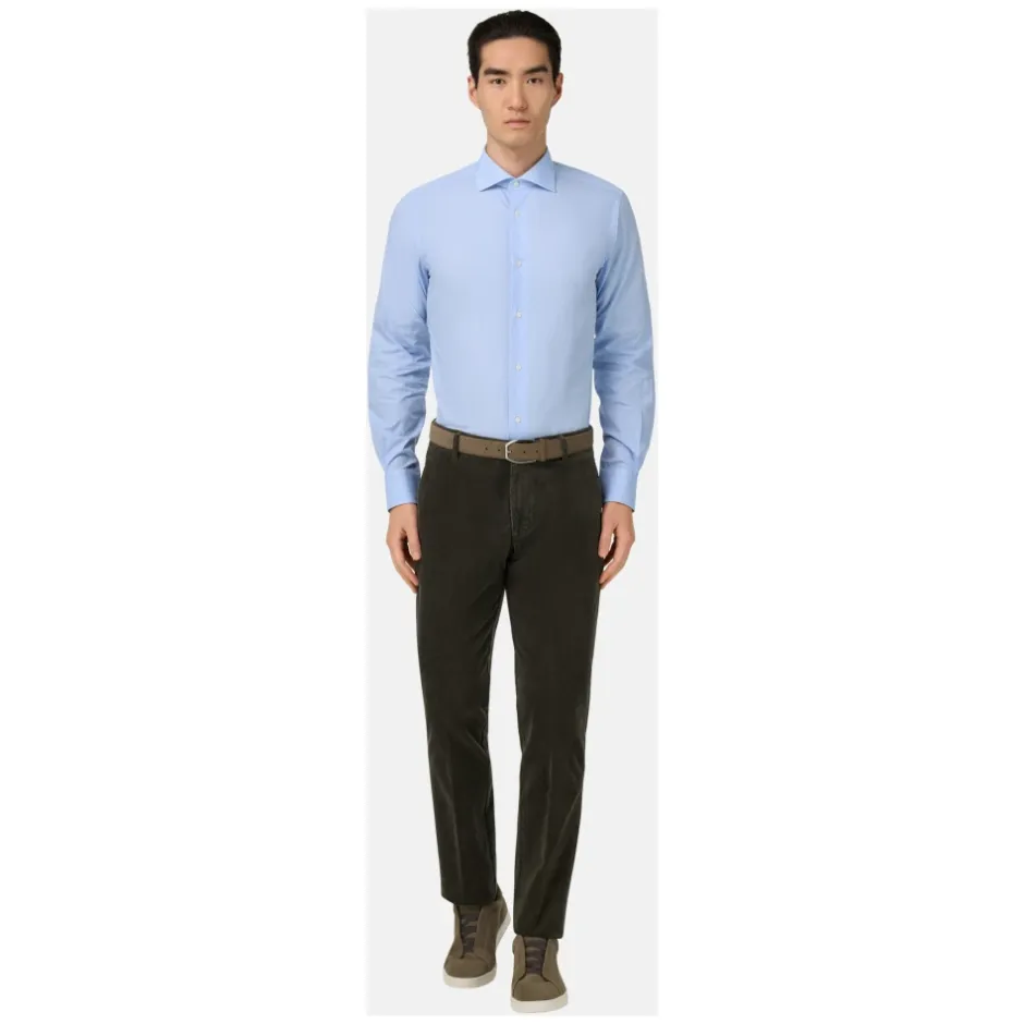 Sale Pied De Poule Windsor Collar Shirt Regular Fit Skjorter