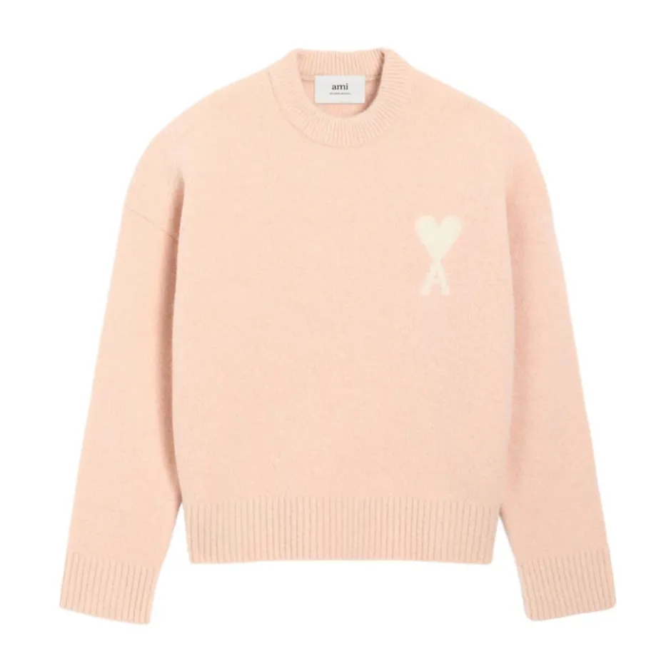Alpaca Uld Crew Neck Sweater Strik