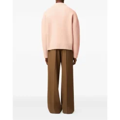 Alpaca Uld Crew Neck Sweater Strik