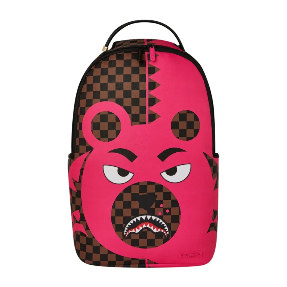 Clearance Pink Bear Shark Rygsæk Dame Rygsække