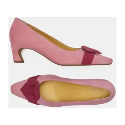 Outlet Heart Buckle Læder Pumps Dame Pumps|Stiletter