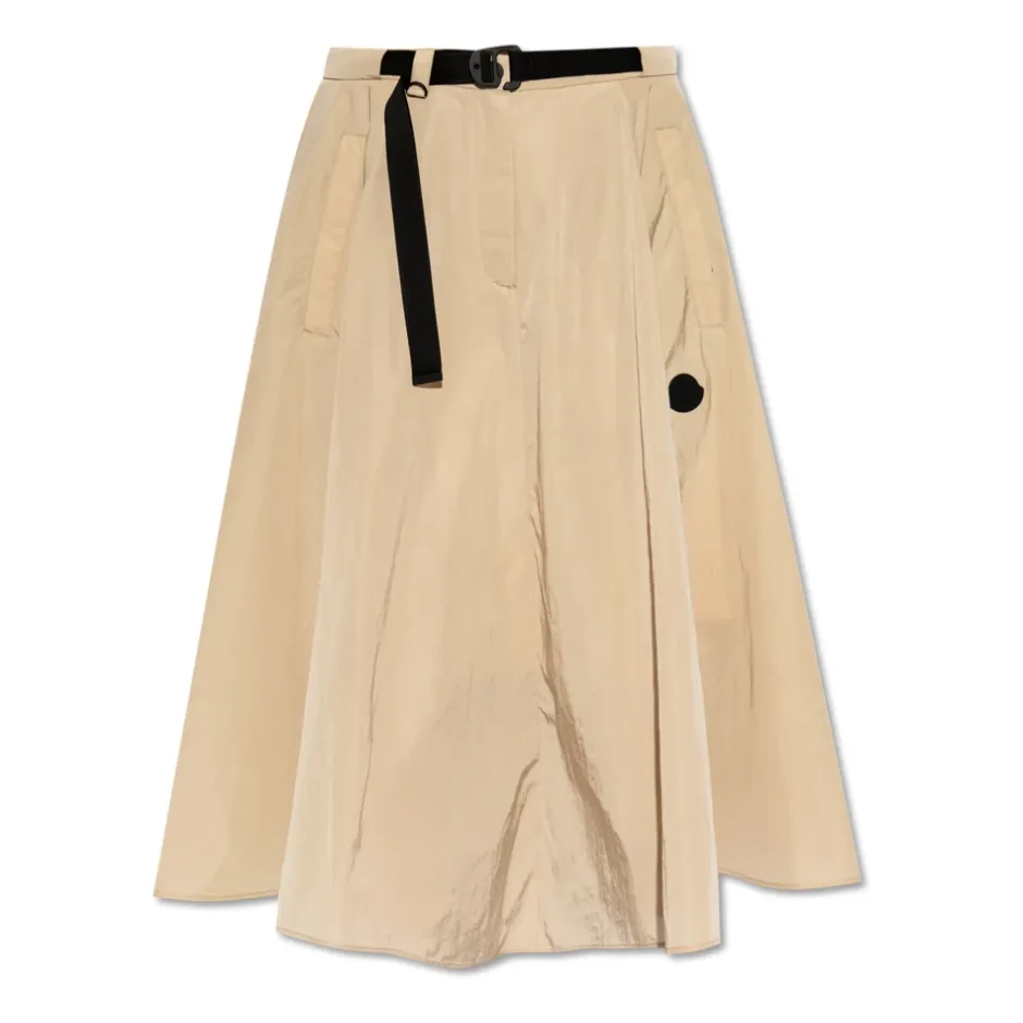 New Plisseret Midi Nederdel Dame Nederdele